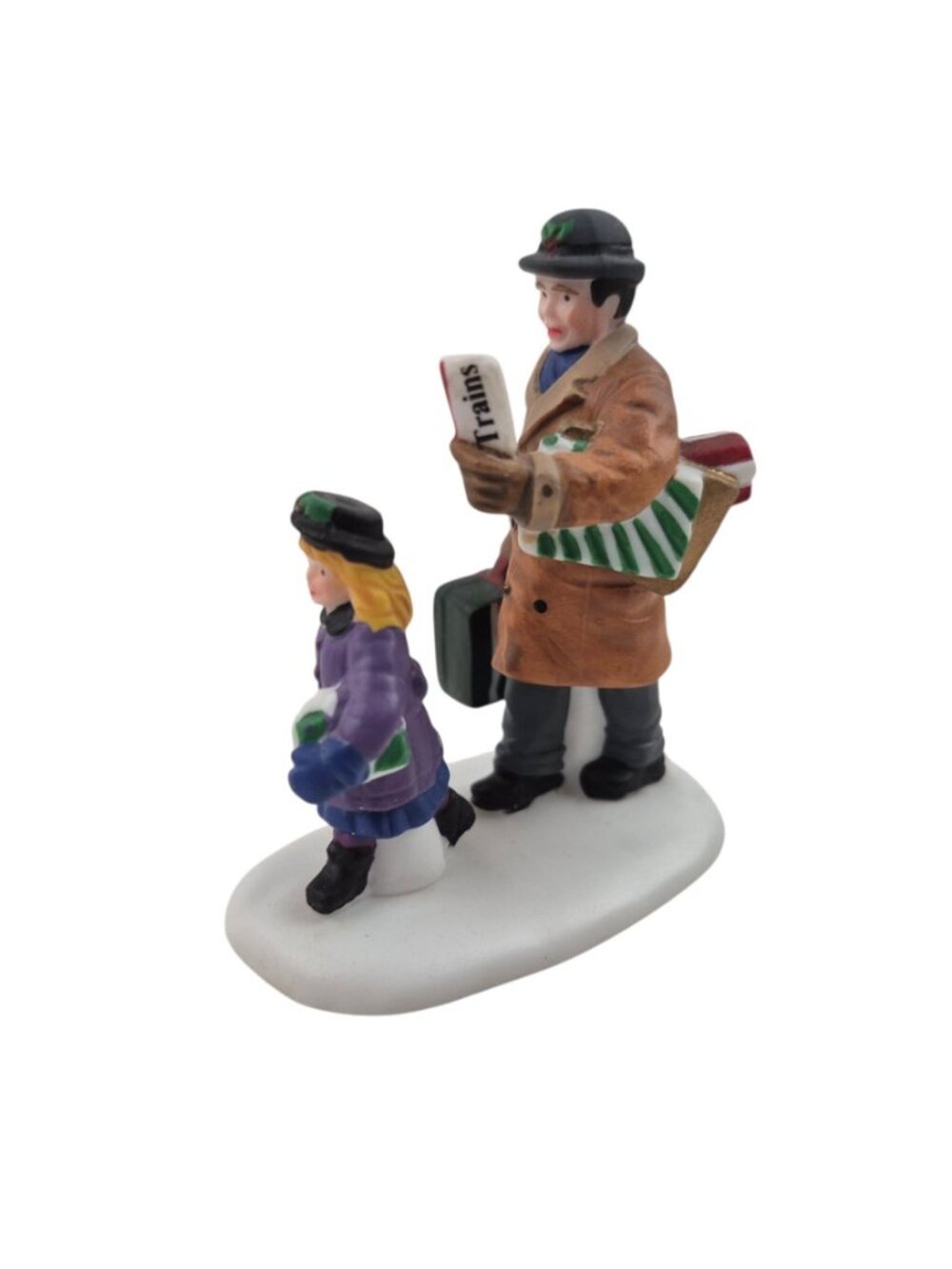 Dept 56 Going Home For The Holidays 58896 Dickens Village Accessory 1996 No Box - Picture 7 of 10